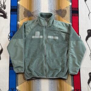 Vintage Men’s Military Cold Weather (Gen III) Full Zip Fleece Jacket Size Mediim